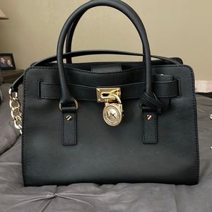 Black Michael Kors medium satchel - Brand New!!